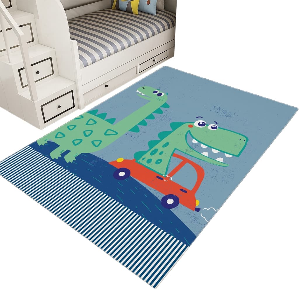 Tapete Infantil Antiderrapante 1,00 x 1,35 Decoração p/ Quarto, Bebê, Brinquedoteca, Sala de Aula