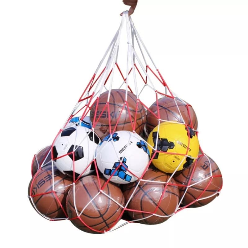 Saco Para Guardar 10 Bolas Futebol Futsal Vôlei Basquete Mochila Rede Guarda Bola Futevôlei Ftv