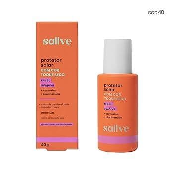 Protetor com Cor FPS60 40g cor 40 -Sallve