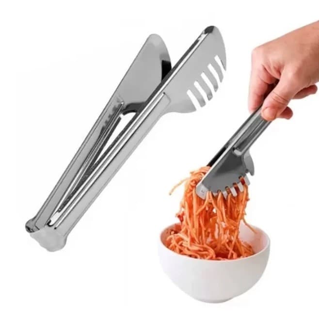 Pegador de Massa, Macarrão e Salada de Inox