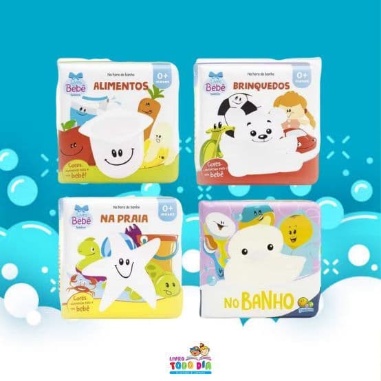 Livro Infantil  Na Hora do Banho No Banho-muda de cor Todolivro