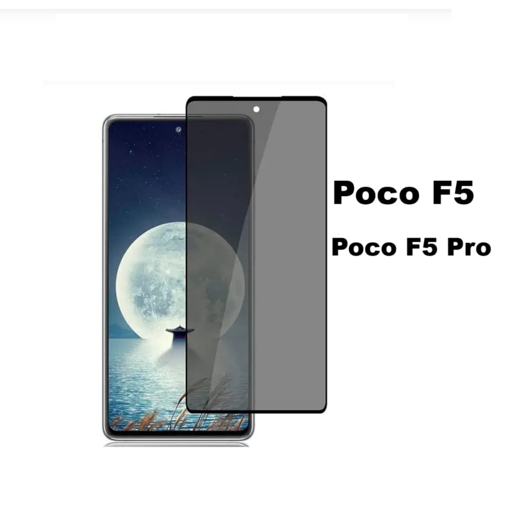 Película de vidro 3D Privativa Anti Spy Poco F5 / Poco F5 Pro / Película de privacidade