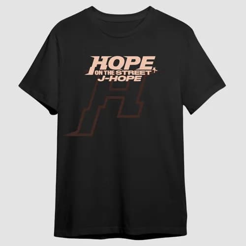 Camisa Premium Hope On The Street Album J Hope Turne On The Stage Camiseta 100% Algodão