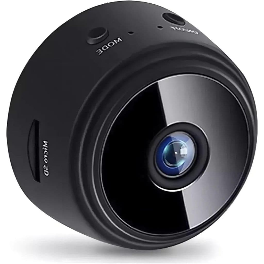 Mini Camera Espia A9 Monitoramento Wifi Sensor P/ Uber E 99 Cor Preto