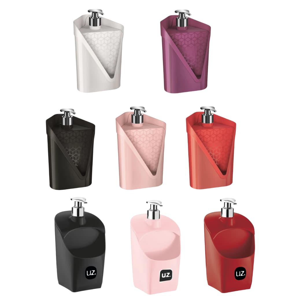 PORTA DETERGENTE  PORTA SABONETE LÍQUIDO DISPENSER ORGANIZADOR DE PIA 500 ML