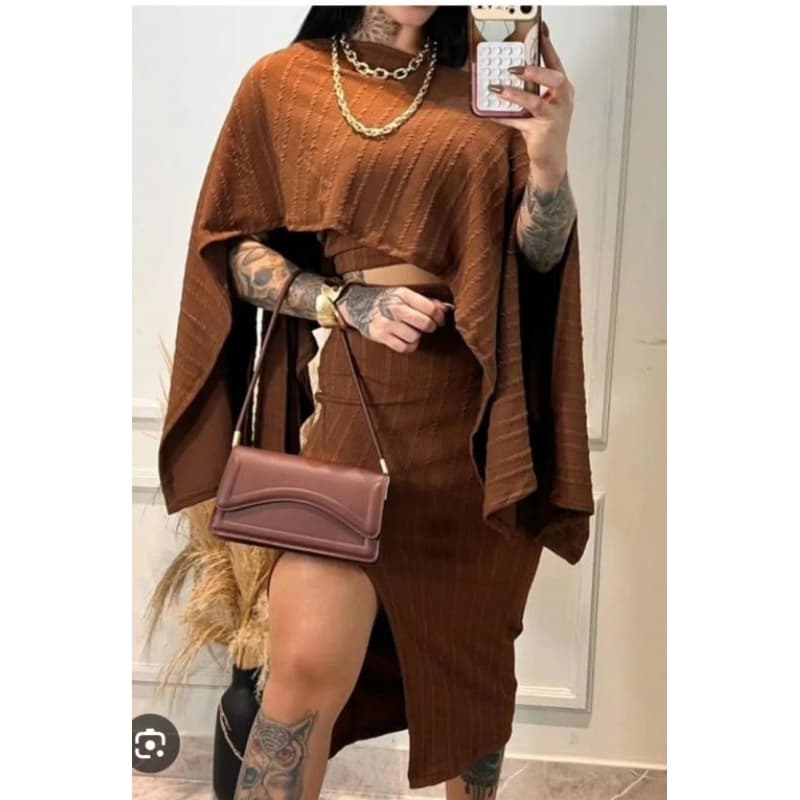 conjunto de 3 peças tecido ana ruga premium