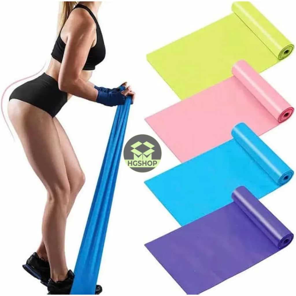 Kit 10 Faixas Elásticas Thera Bands Fisioterapia Pilates