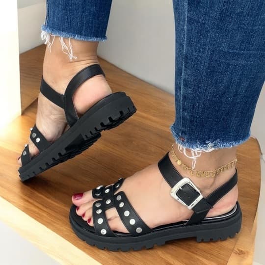 Sandália Feminina Lançamento Vizzano Original Tratorada Pedrarias