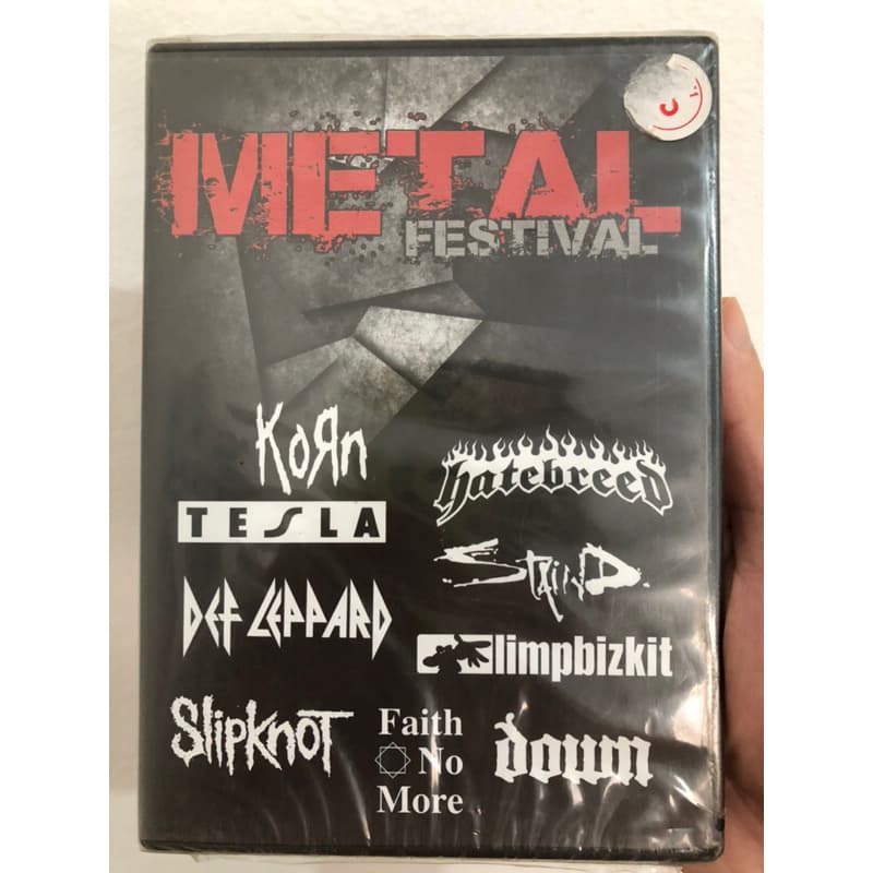 DVD Metal Festival (Slipknot, Korn, Def Leppard, FNM e Etc…) lacrado