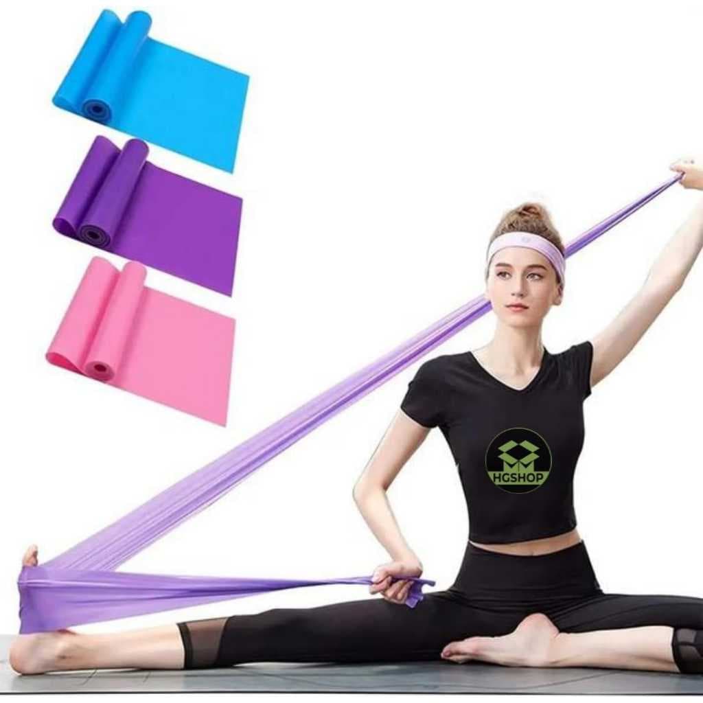 Kit 3 Faixas Elásticas Thera Bands Fisioterapia Pilates