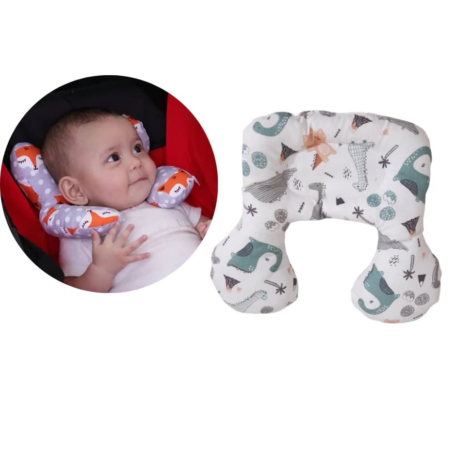 Protetor de Pescoço para Bebe Recem Nascido Bebe Conforto Almofada Viagem Bebe Anatomico