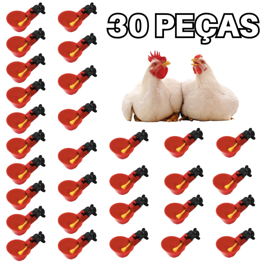 SUPER PROMO- Bebedouros Frango Galinha Aves Enchimento Automático Codorna Pendurado Copos de Água