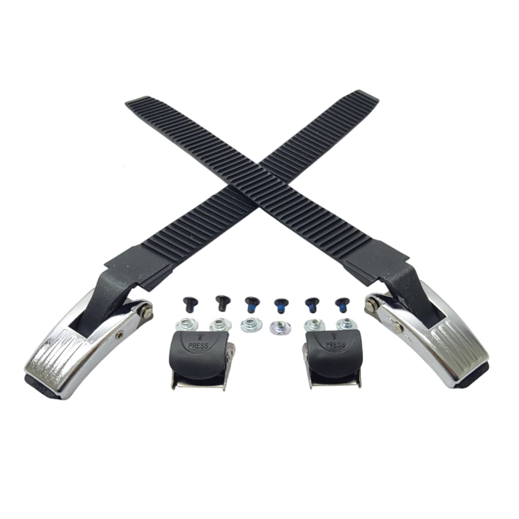 Presilha Para Patins Original - Compatível Com Varias Marcas e modelos de Patins - Preto e Cromado