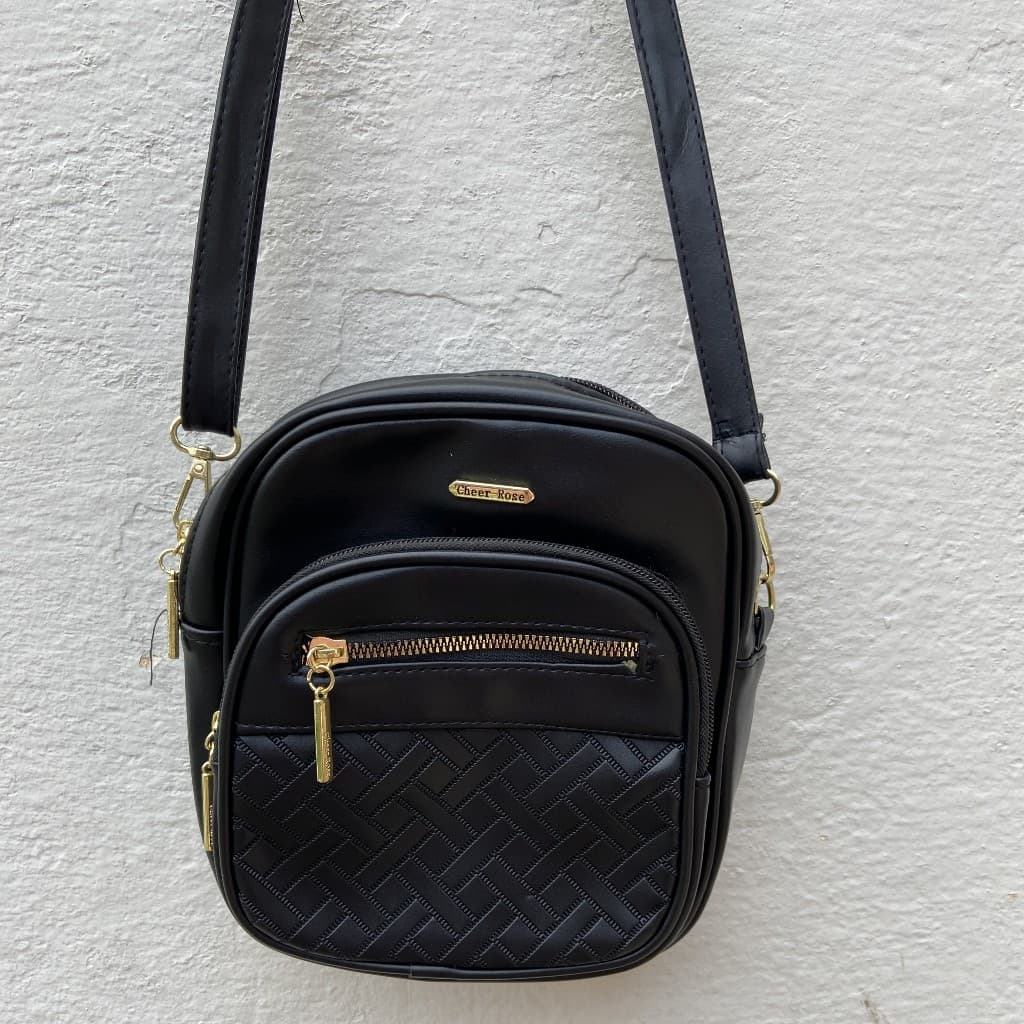 Bolsa feminina transversal preta