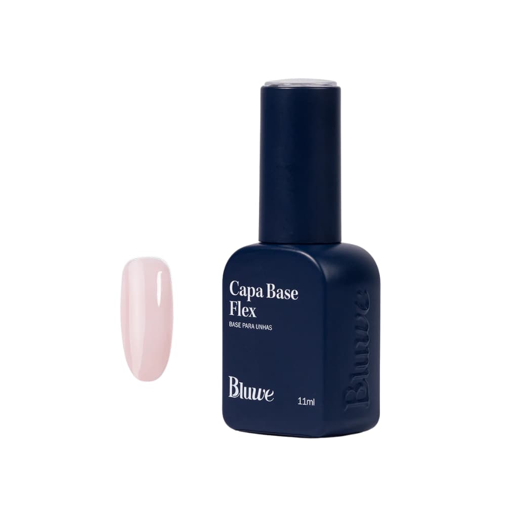 Gel Capa Base Flex 11ml Bluwe ( Natural Pink / Super Clear Translúcido )