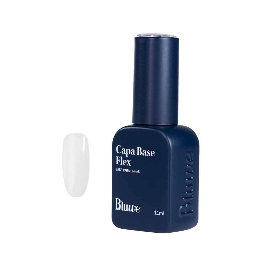 Bluwe Gel Capa Base Flex Escolha O Seu 11ml - Natural Pink ou Super Clear