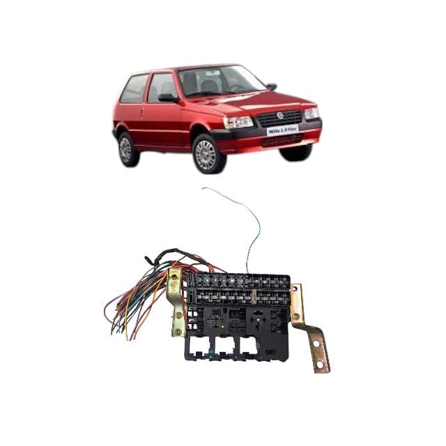 Chicote Painel Completo Fiat Uno Fire 2005 (Com Caixa de Fusíveis)