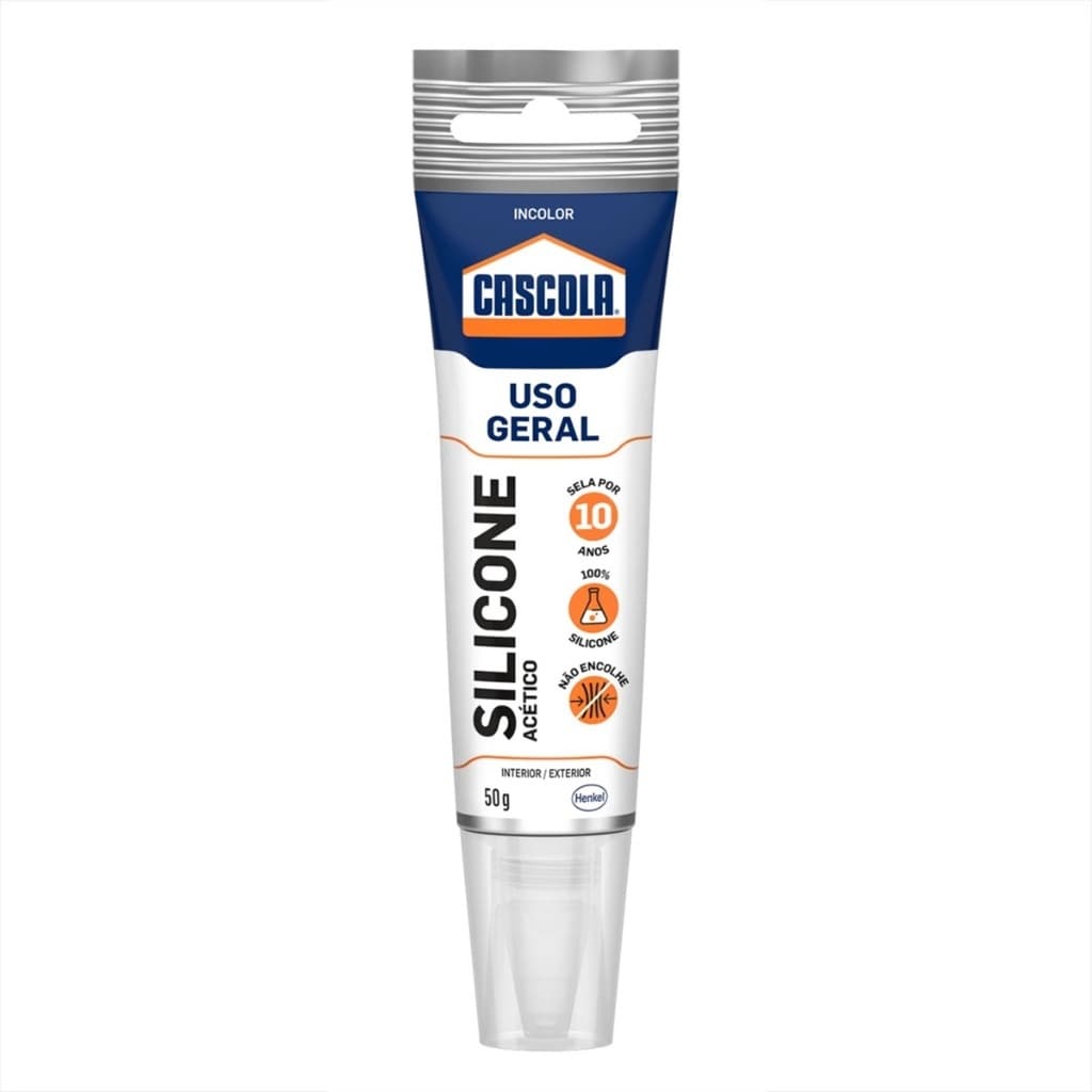 Cola Selante Silicone Acético Transparente Flexite 50g Cascola Uso Geral Incolor Original Acompanha NF !!