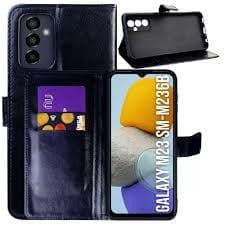 Capa Carteira Samsung Galaxy M23 5G em Couro com Fecho Magnetico e Porta Cartão Capinha Case *