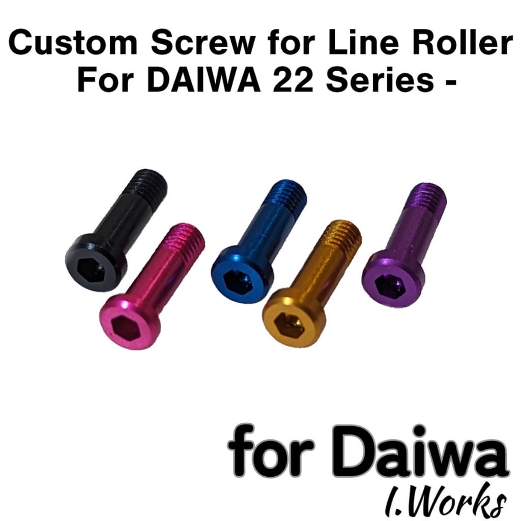 [I.Works] Parafuso Customizado para Roller de Linha I.Works (Daiwa 22‑series)