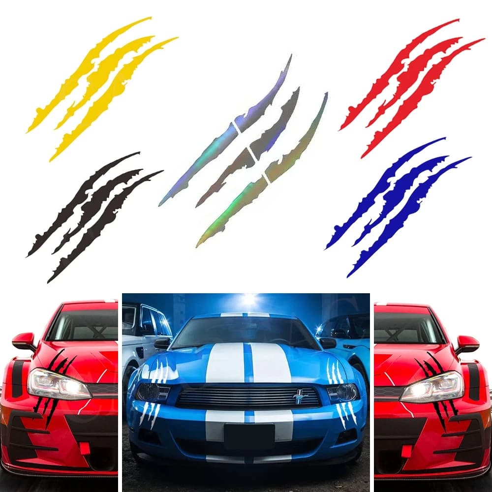 Adesivo Garra Animal Esportivo 42x13cm – Decoração para Carros Estilo e Exclusividade