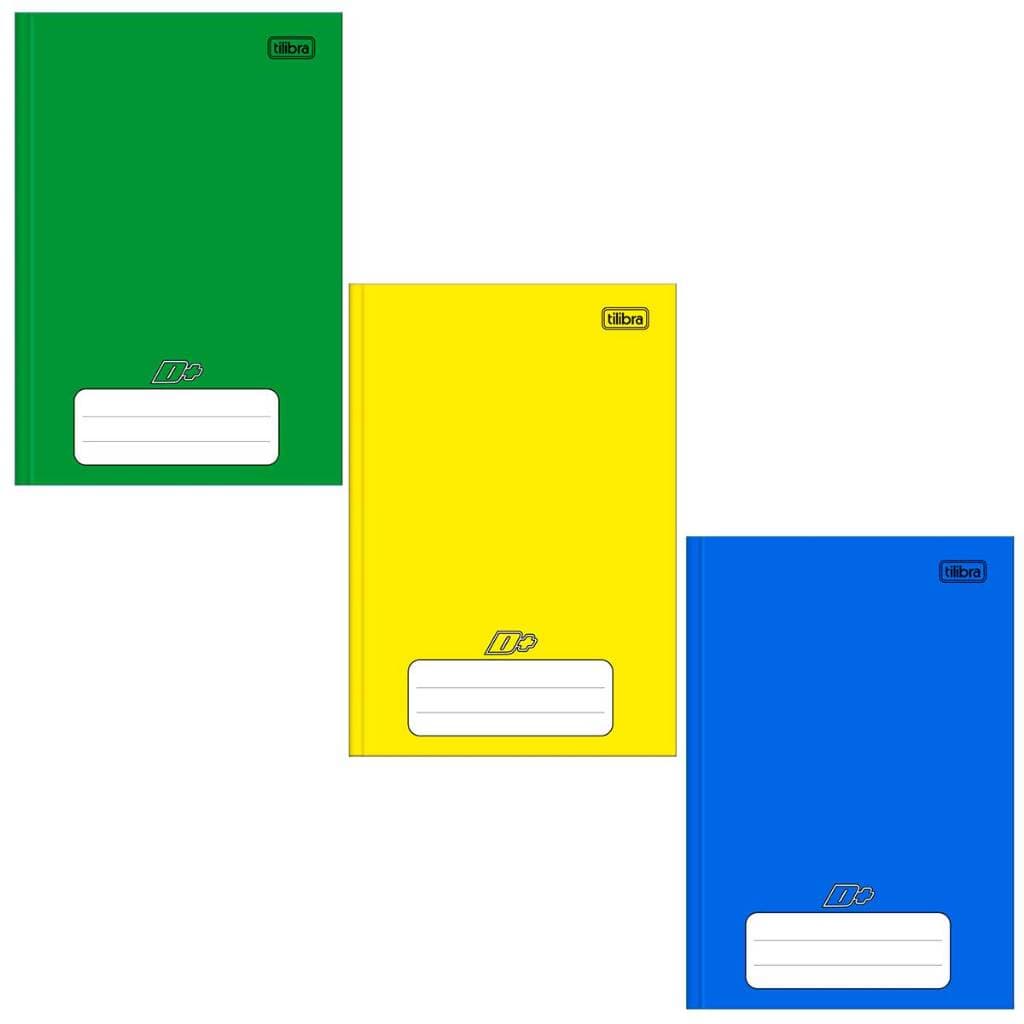 CADERNO BROCHURA CAPA DURA 1/4 96 FOLHAS D+ TILIBRA