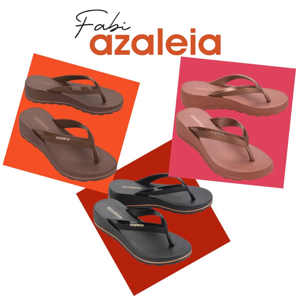 Chinelo Tamanco Fabi Azaleia Feminino Confortável Elegante Plataforma Antiderrapante Ortopédico Anabela