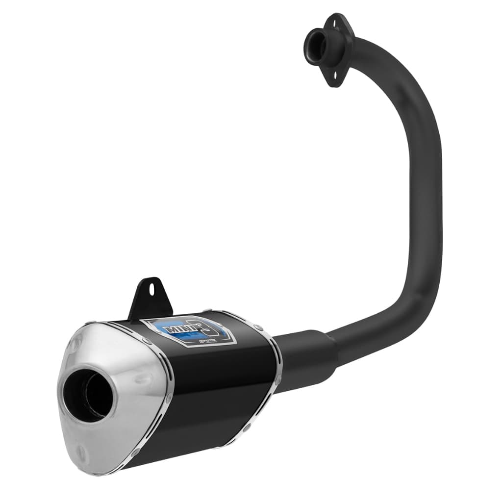 Escapamento Escape Moto Pro Tork Mini 3 Titan Esd 150 2004 2005 2006 2007 2008 Curva Preta
