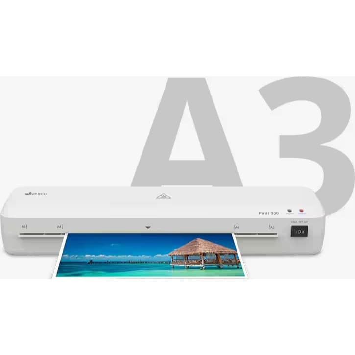 Plastificadora Petit 330 App-Tech para polaseal Tamanho A3 Tensão 110v com 2 cilindros