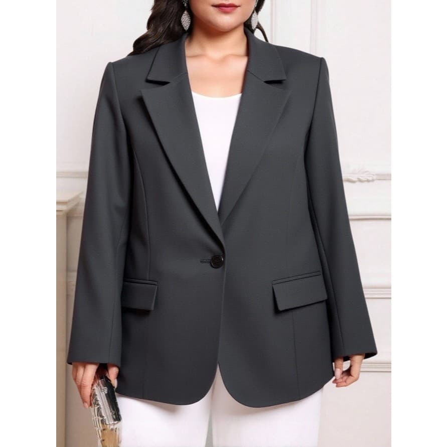 Zalla Blazer alfaiataria feminino plusize social e elegante G1-G4