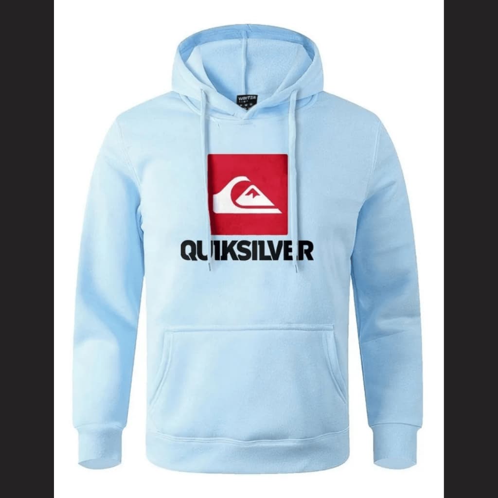 Moletom Masculino Blusa De Frio Canguru Promoção Quiksilver com Capuz  Casaco Inverno Estampado