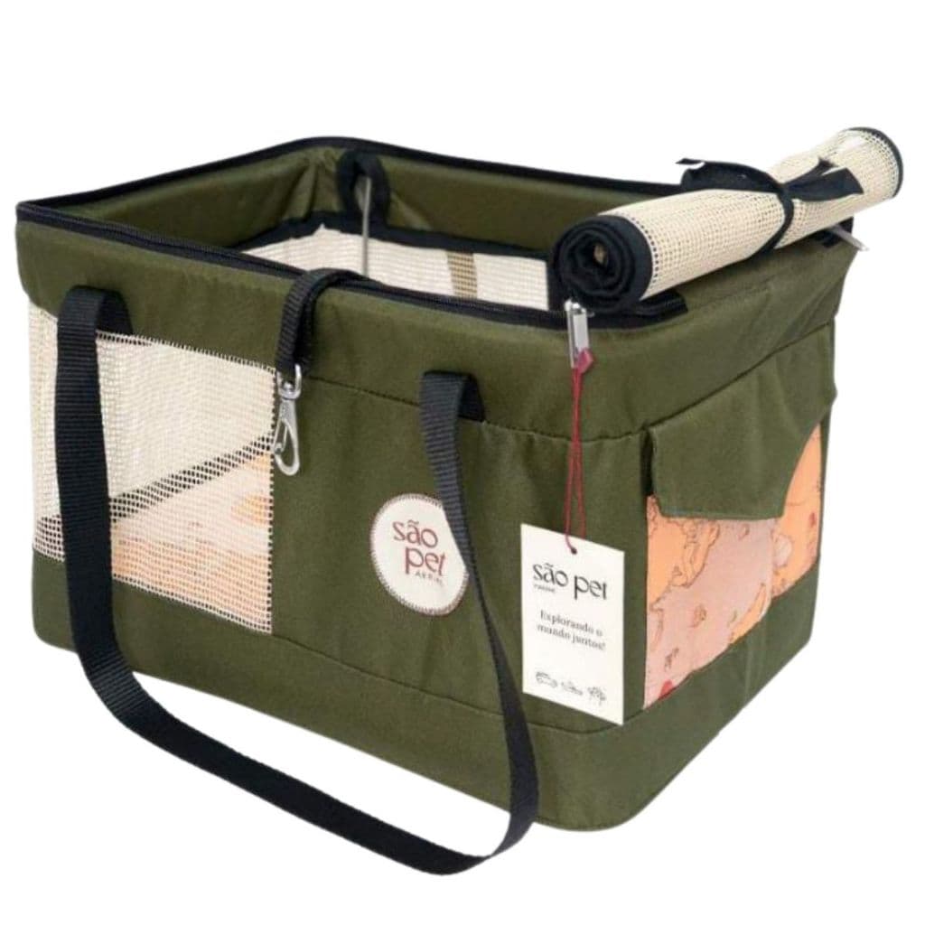Bolsa Transporte Pet Aereo Gol São Pet 43 X32 X24cm Cão Gato