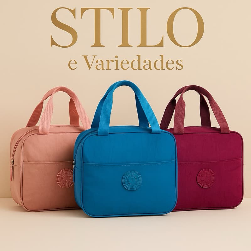 Bolsa térmica com repartições perfeitas Dia a Dia Escolar Passeio
