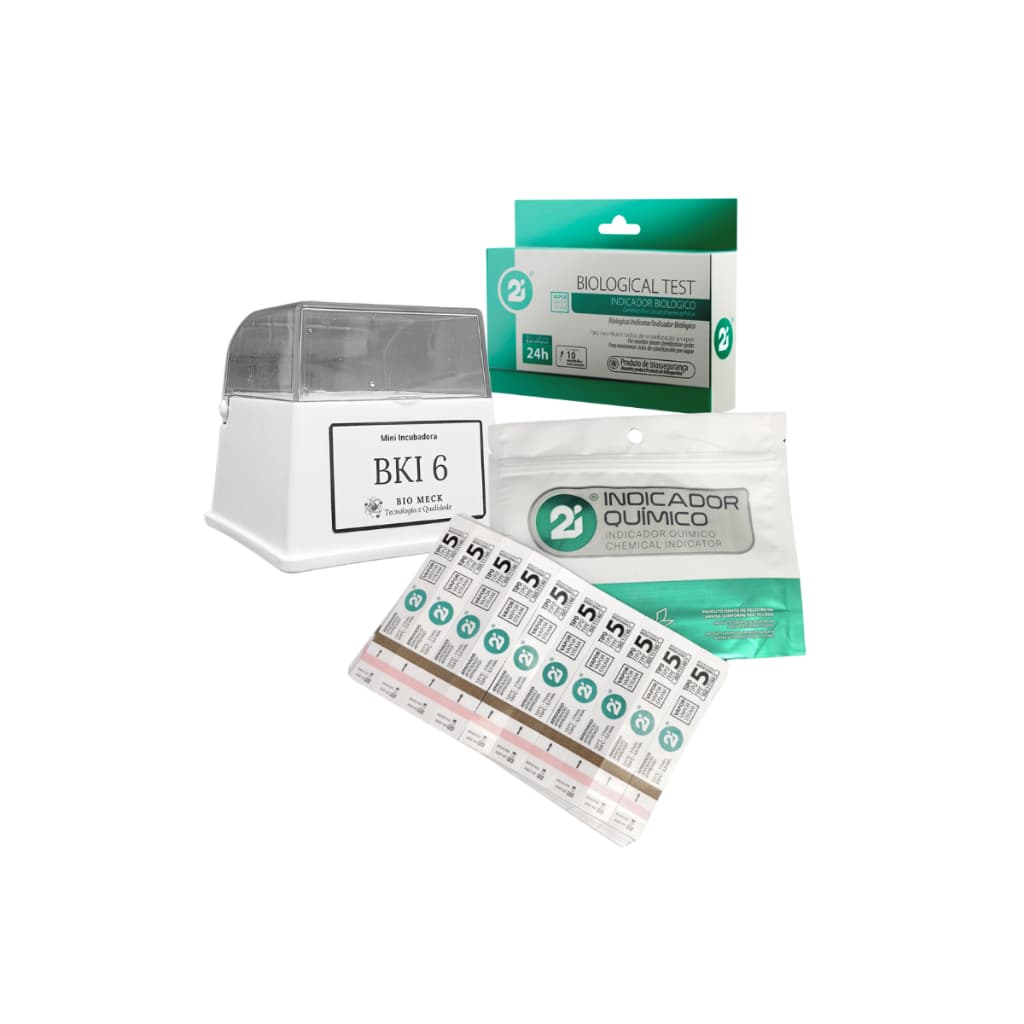 Mini Incubadora BKI 6 + 10 Ampolas 2i + 25 Integrador 2i para Esperilização