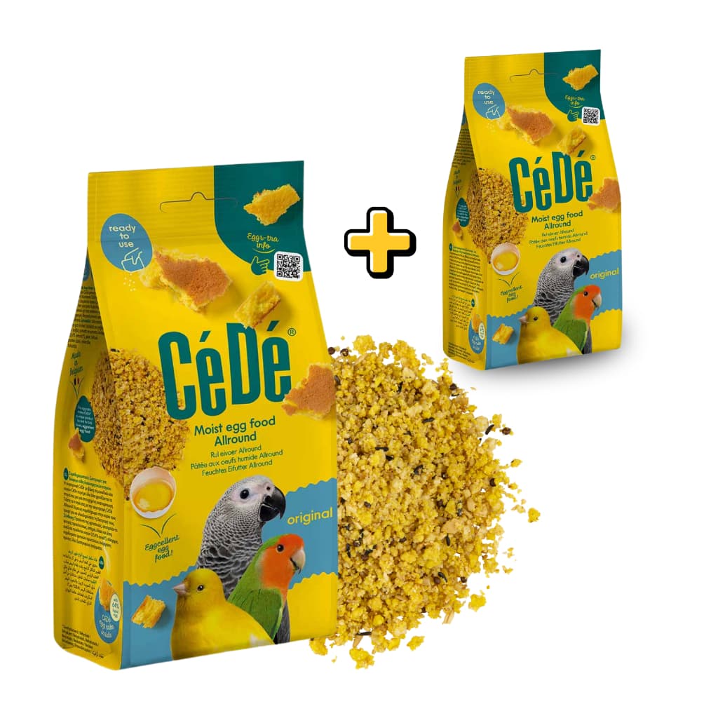 Kit 2 Farinhadas A Base De Ovos Allround 200g Cédé Calopsitas Ring neck Arara