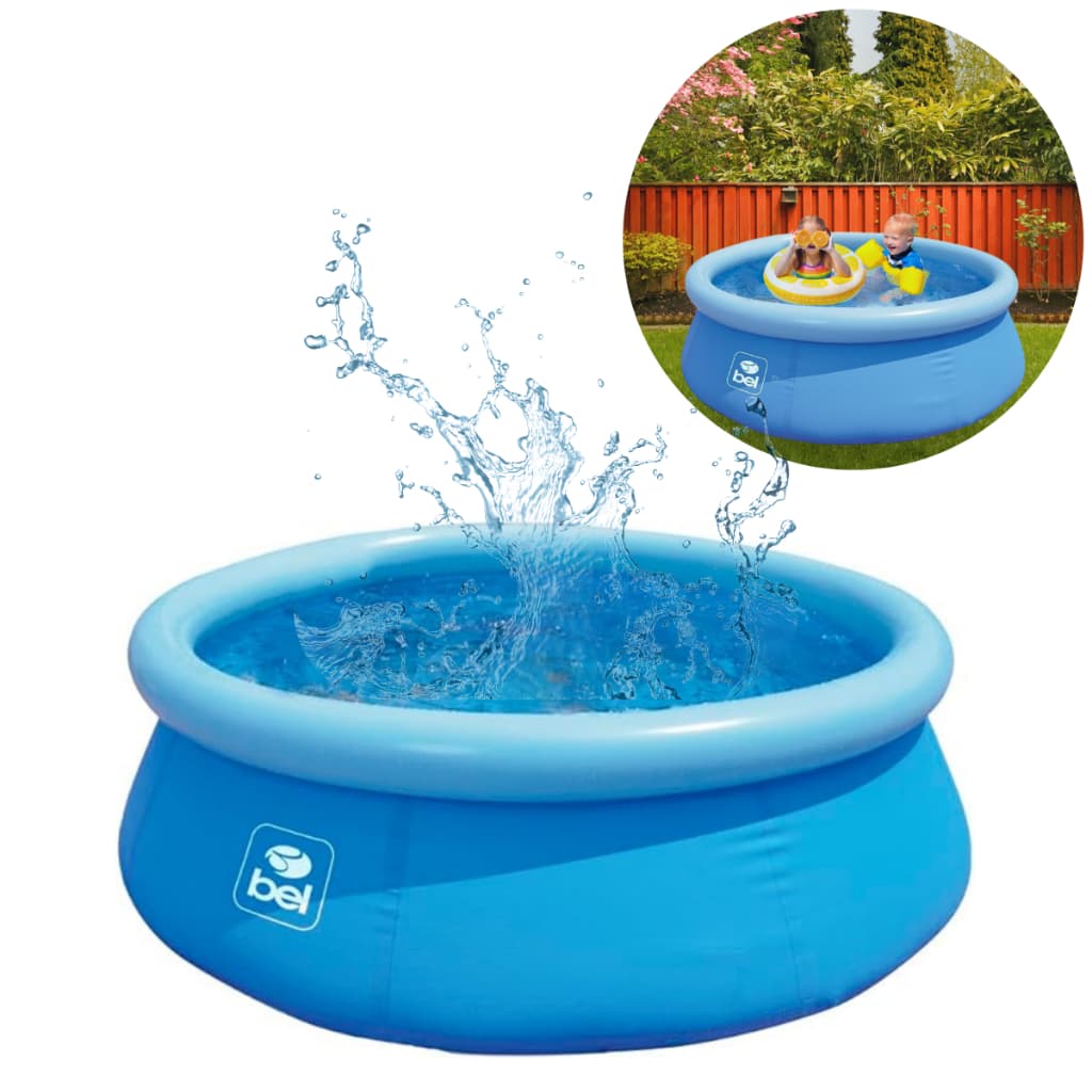 Piscina Infantil Borda Inflável Mil Litros Azul Portátil