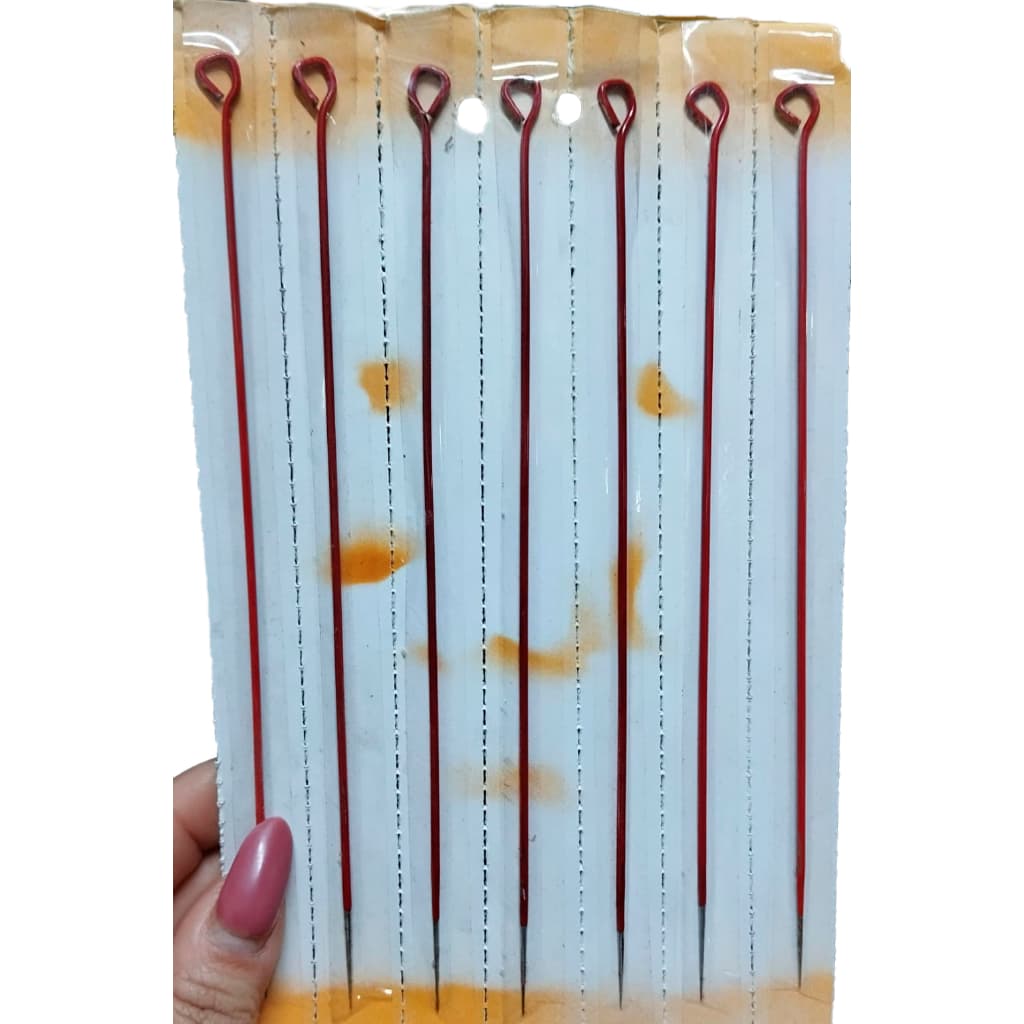 Agulha para Fogão Chuveiro Forro PVC Desentupir C/03 Unidades