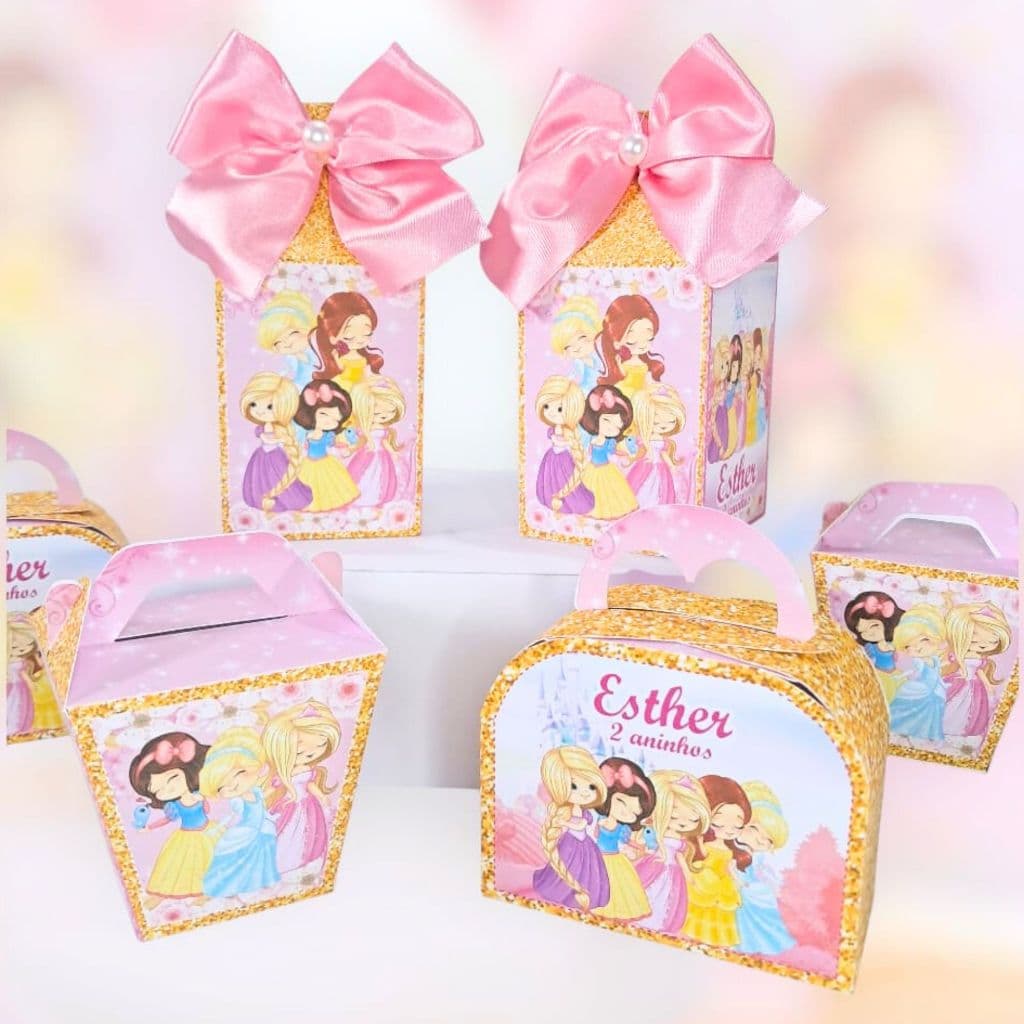 PEGUE E MONTE Kit Personalizado Princesas Baby | Lembrancinhas Festa | Aniversário | Fazemos Todos os Temas