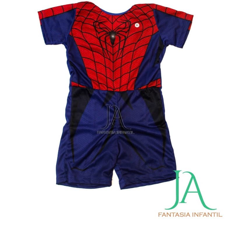 Fantasia Infantil Homem Aranha sem Máscara