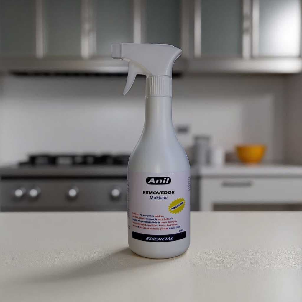 Removedor Multiuso Anil 500ml com Borrifador – Poderoso Contra Sujeira Pesada, Graxa, Gordura e Resíduos | Uso em Banhei