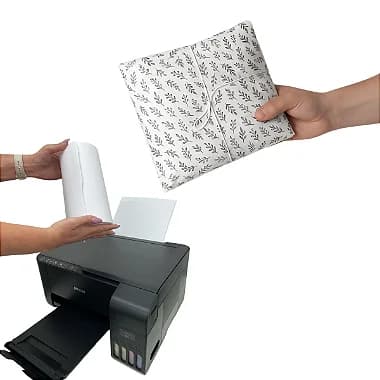 Bobina Papel Seda A4 210mmX50m 50g para impressora de pequeno formato