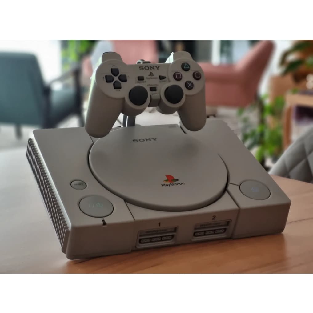 Suporte Playstation 1 (Fat) PS1 Exibição Stand Dock