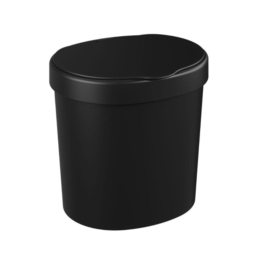 Lixeira Pia Cesto Lixo Cozinha Bancada Banheiro Oval 2,5 L