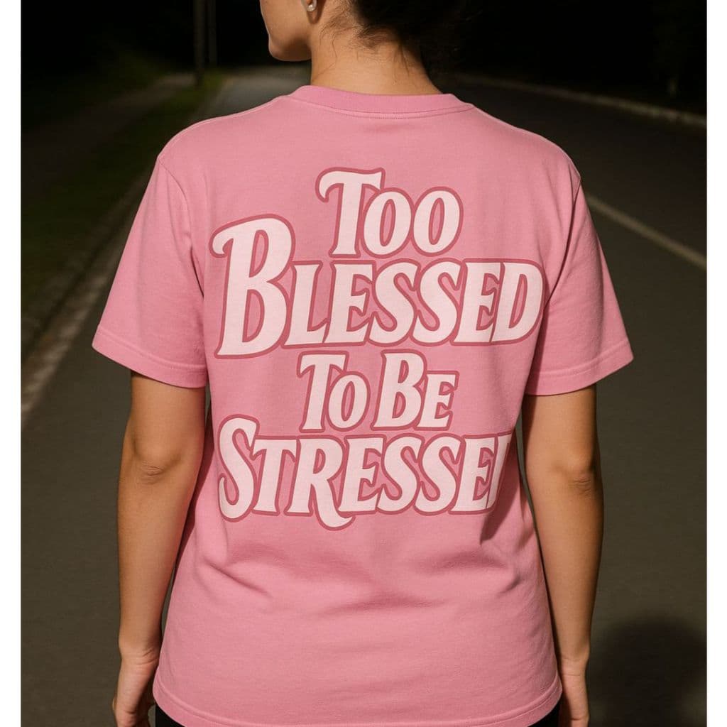Camiseta Feminina ACADEMIA Barra Fitness Frase Muito Abençaoda Para Fica Estressada LANÇAMENTO