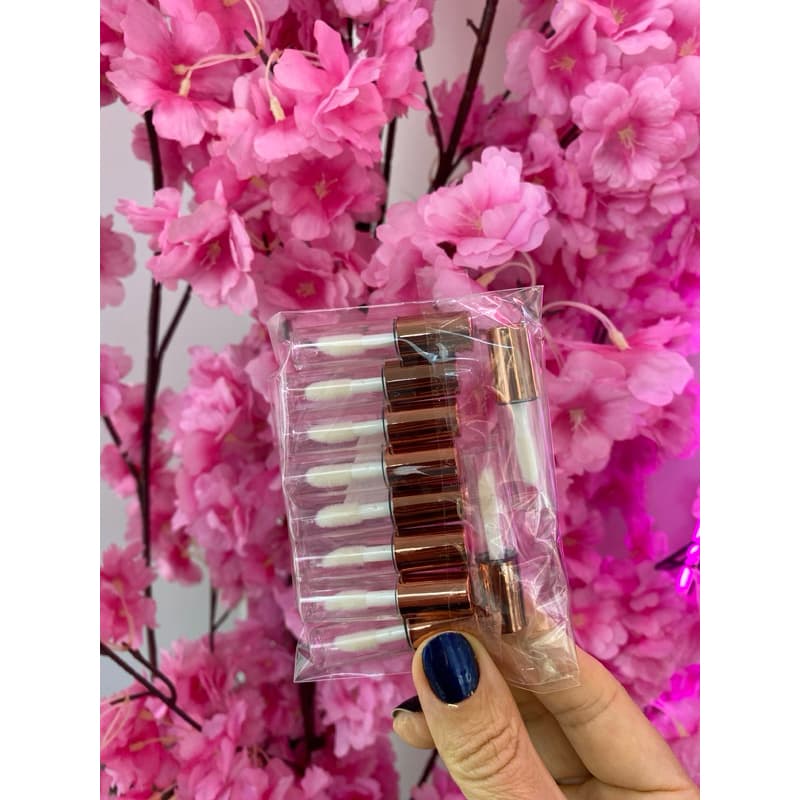 Mini frasco gloss e batom pacote com 10 unidades