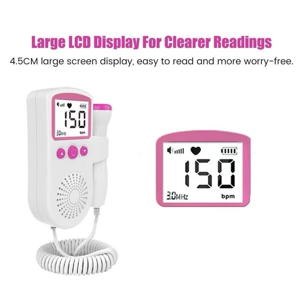 Monitor De Frequência Cardíaca Para Bebês Uso Doméstico Display De Gravidez Detector De Som Fetal Bebê JSL-T501