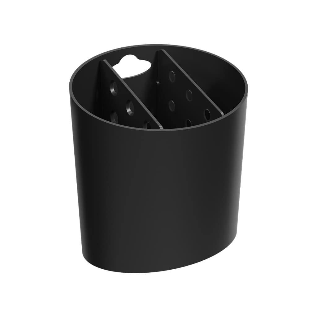 Porta Talheres Oval Organizador Garfo Faca Colher Escorredor