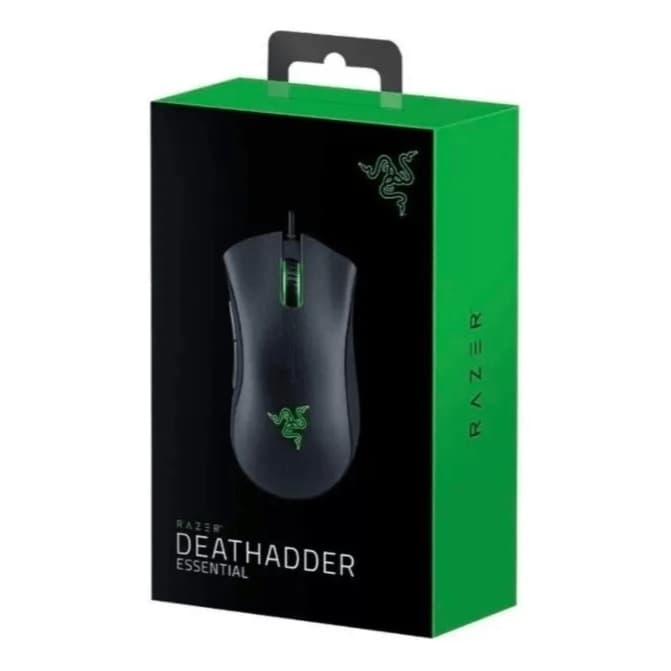 Mouse Gamer Razer Deathadder Essential 6400dpi 4g Preto - Original e Lacrado