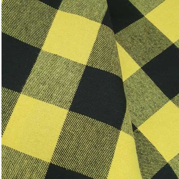 Tecido Flanela Xadrez Grande (venda a partir de 50 cm x 1,60 mt largura)Algodão/Poliester/Importada