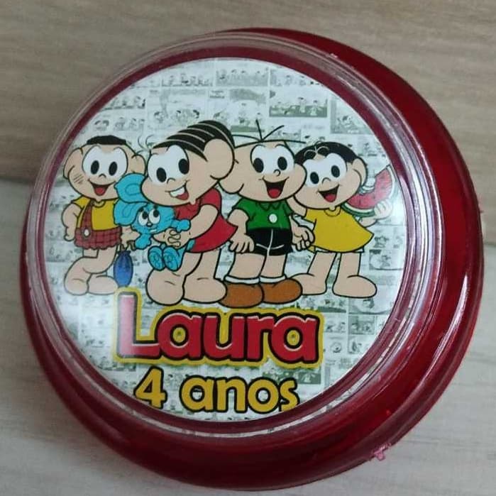 Kit 5  Io-iô Lembrancinha Personalizado  festa infantil Turma da Mônica